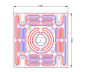 石墨烯金属发热板 230-230SUS-220V/550W